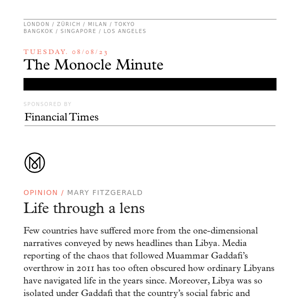 The Monocle Minute – Tuesday 8 August 2023