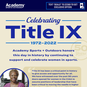 The 50th Anniversary of Title IX 🎉