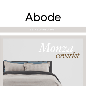 New Monza Coverlet  - The perfect summer cover
