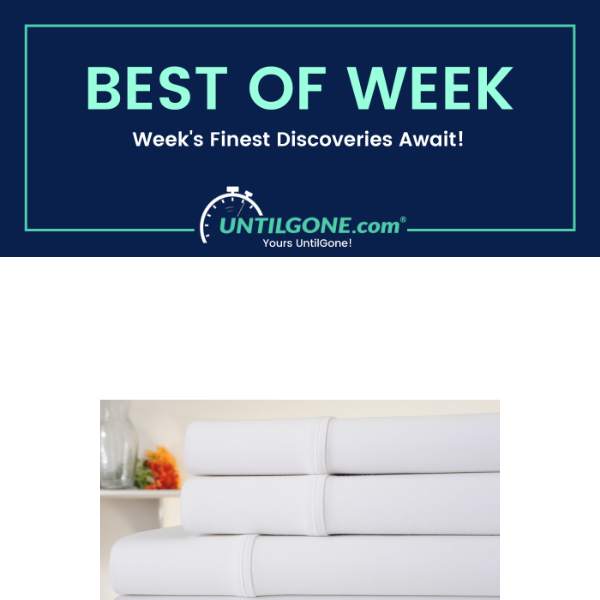 Best of the Week - 77% OFF 1,000TC Egyptian Cotton Sheet Set