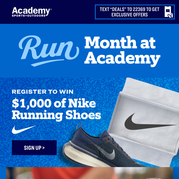 Run Month at Academy | It's NIKE WEEK! - Academy Sports + Outdoors