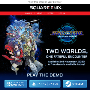 Play the STAR OCEAN THE SECOND STORY R demo!