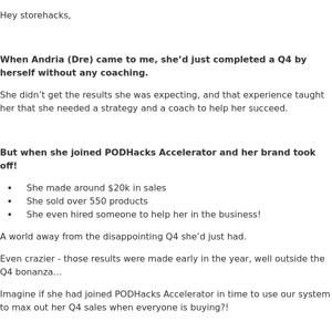 $20k in POD Sales - How Dre did it