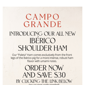 Have you tried our NEW Ibérico Shoulder Ham? 🍖