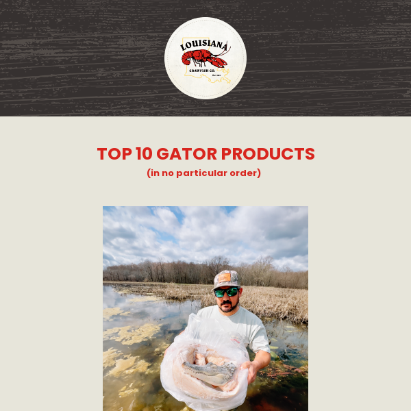 OUR TOP 10 GATOR ITEMS