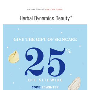 Give the gift of skincare this year!