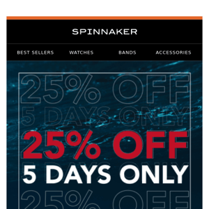 25% off everything ? - Yep for the next 5 days