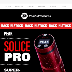 🚨 Back by popular demand → Peak Solice Pro