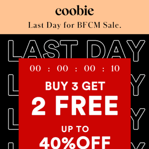 Last Chance! BUY 3 GET 2 FREE SITEWIDE!