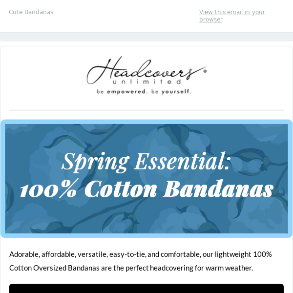 🌿100% Cotton Bandanas: The Perfect Spring Headcovering!🌷