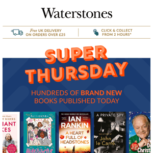 Super Thursday | 100s Of Huge New Books