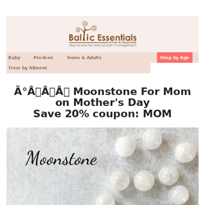 Just for Mom 🌑 Save 20% On Moonstone