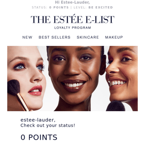 Your Estée E-List Loyalty Update: April at a Glance.