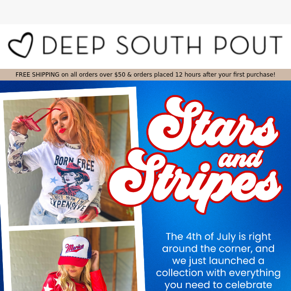 JUST DROPPED: 🇺🇸 Stars & Stripes Collection ❤️