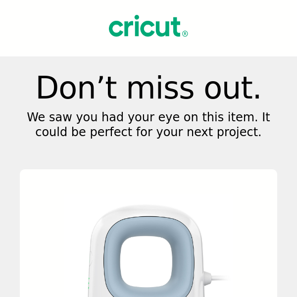 Cricut, Did You See Something You Liked..?