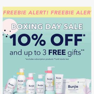 Free Gifts + Extra 10% off? Yes please! 🙌 💝