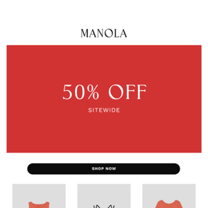 50% OFF | SITEWIDE