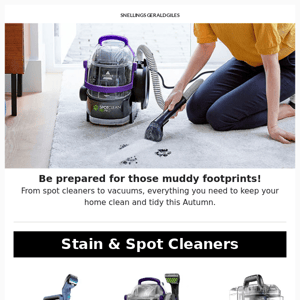 For all your floor cleaning needs this Autumn 🍂