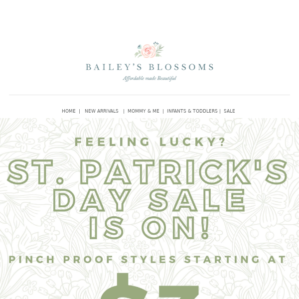 BB Besties, feeling Lucky? St Patty's Day Deals are here! 🍀