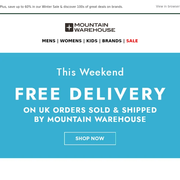 Free Delivery This Weekend | Shop Ski Essentials