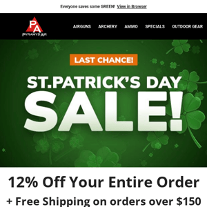 💚🍀 Grab 12% OFF Before a Leprechaun Does!