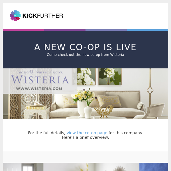 Co-Op Live: Wisteria is offering 5.55% profit in 3.6 months.