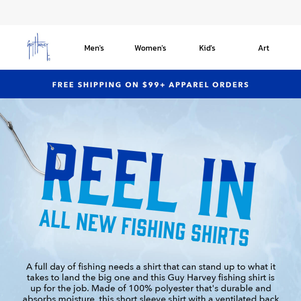 Reel In All New Fishing Shirts 🎣