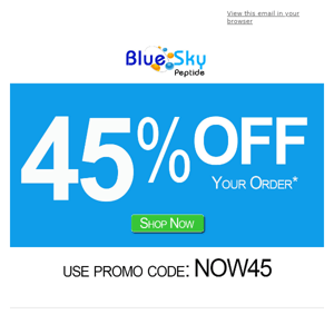 45% off