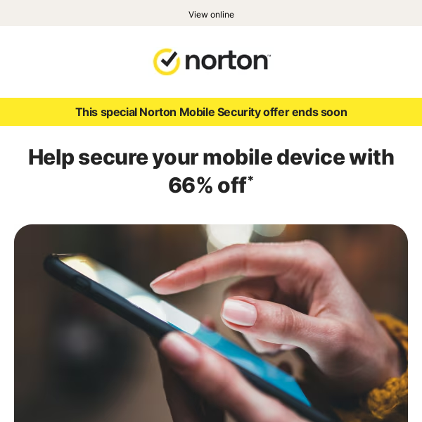 Safeguard your mobile device with Norton