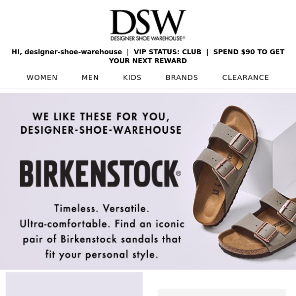 If you like Birkenstock, this email is for you.