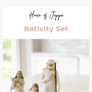 New Arrival:  Radiant Nativity Set