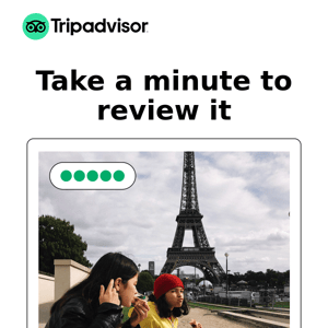 Now’s the time to write that review ⏰