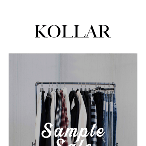 Kollar : Sample Sale Live On Website