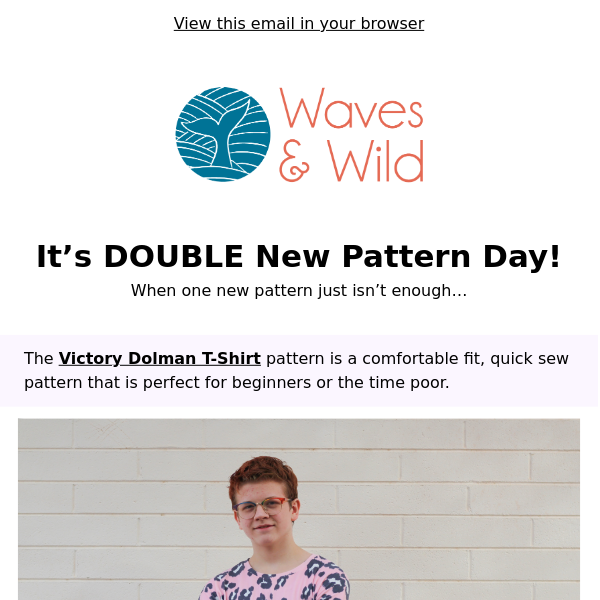 It's DOUBLE New Pattern Day!