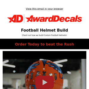 Custom Helmet Build ⚡️ Check Out How We Build Custom Helmets!