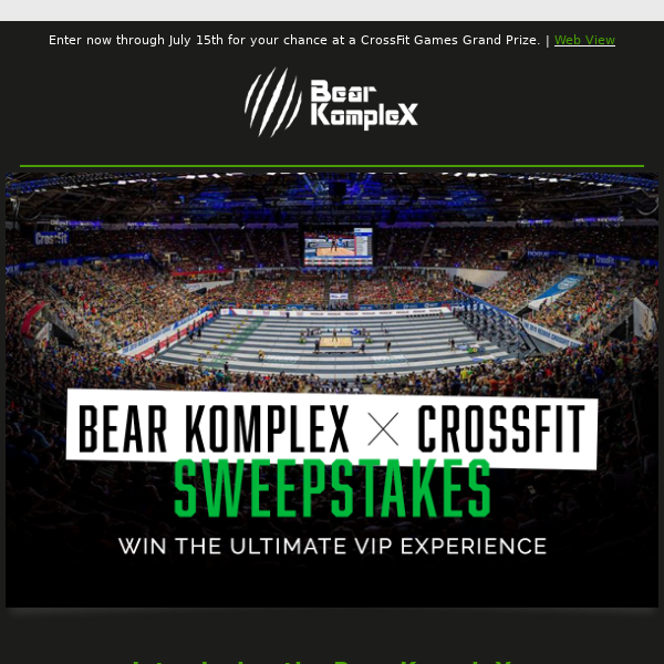 💚 Win BIG With The BKX x CrossFit Sweepstakes!