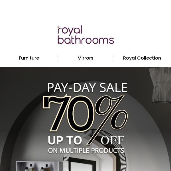 PAYDAY Sale Up To 70% Off 🔥 + Flat 10% off on Mirrors