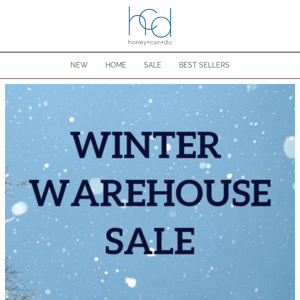 ❄ Winter Warehouse Sale ❄ Up to 60% Off! ❄