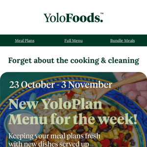 🧑‍🍳New Menu: Ready To (Re)Order a YoloPlan? 30% Off!