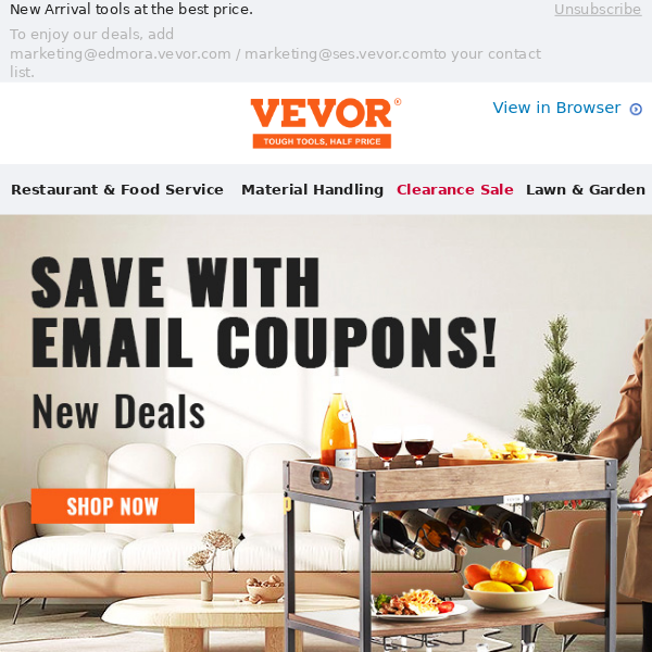 Attention Your coupons are HERE. Vevor