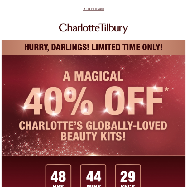 ✨ A MAGICAL 40% OFF ✨ Limited Time Only!
