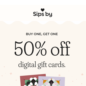 Save on digital gift cards today!