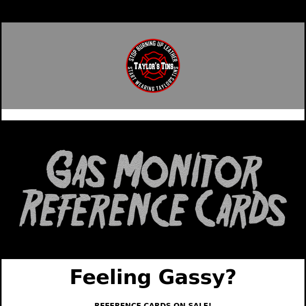 Taylor’s Tins Gas Monitoring SALE!