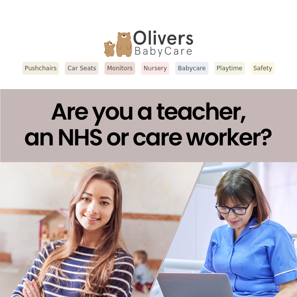 Calling all teachers and NHS workers!