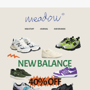 New Balance - 40% for 48 hours!
