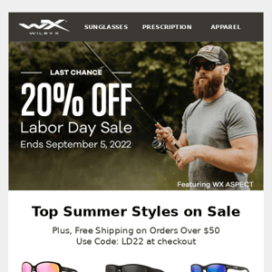 20% Off - One Day Left