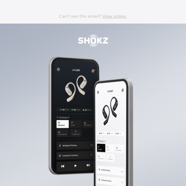 Customize your listening experience with the Shokz App
