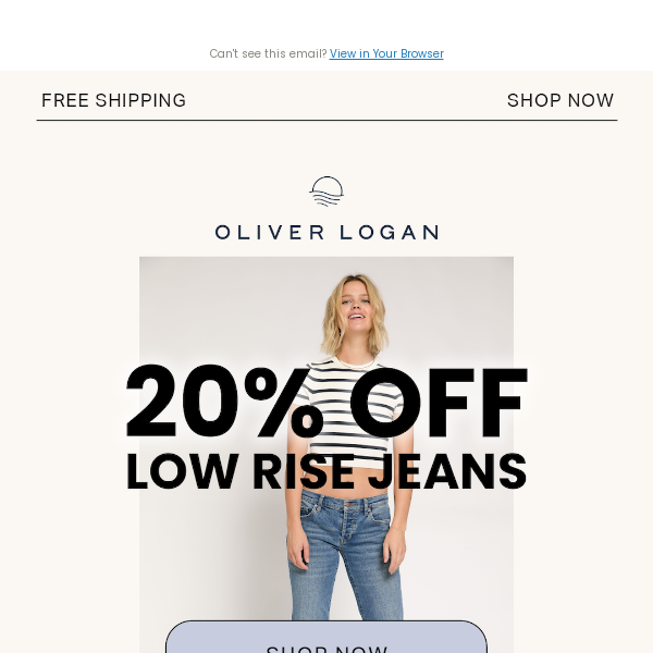 Low Rise Jeans are IN