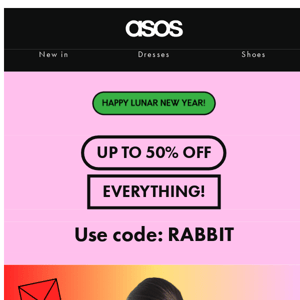 Up to 50% off everything! 🧧