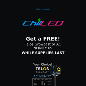 Get Your FREE Telos/AC Infinity Controller NOW!